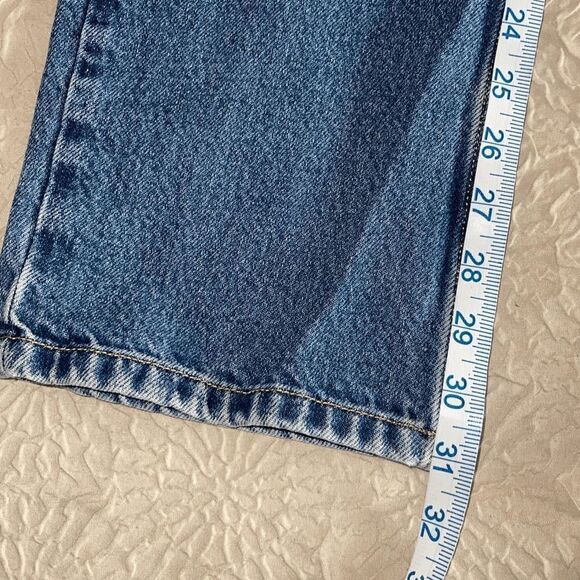 Land’s End Womens High‎ Rise Straight Leg Jeans Denim Medium Wash Blue Size 12 - Picture 10 of 10
